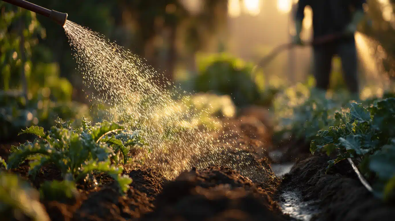 Arroser son jardin en août