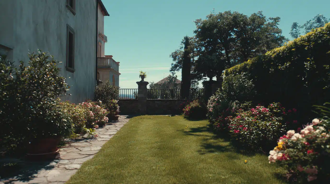 jardin restauré