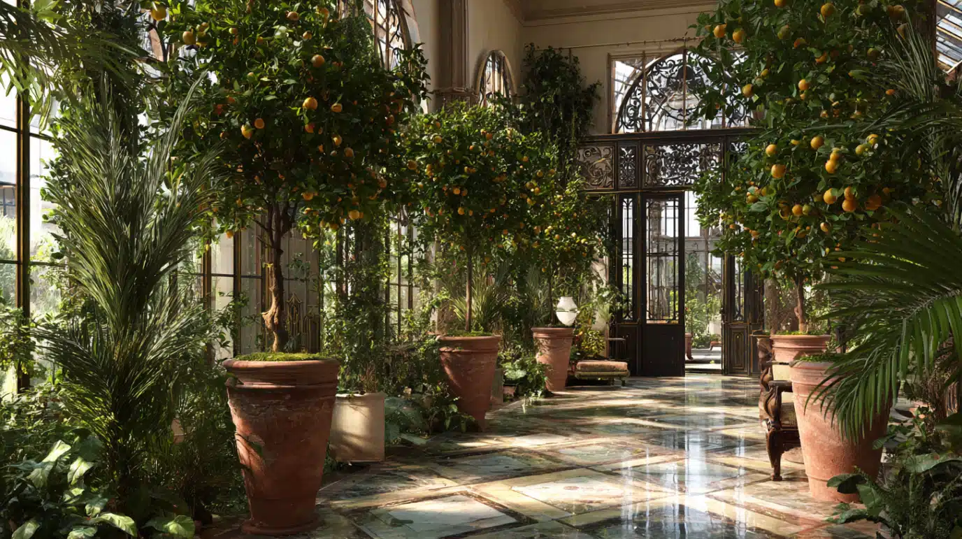 bulle de verdure interieur