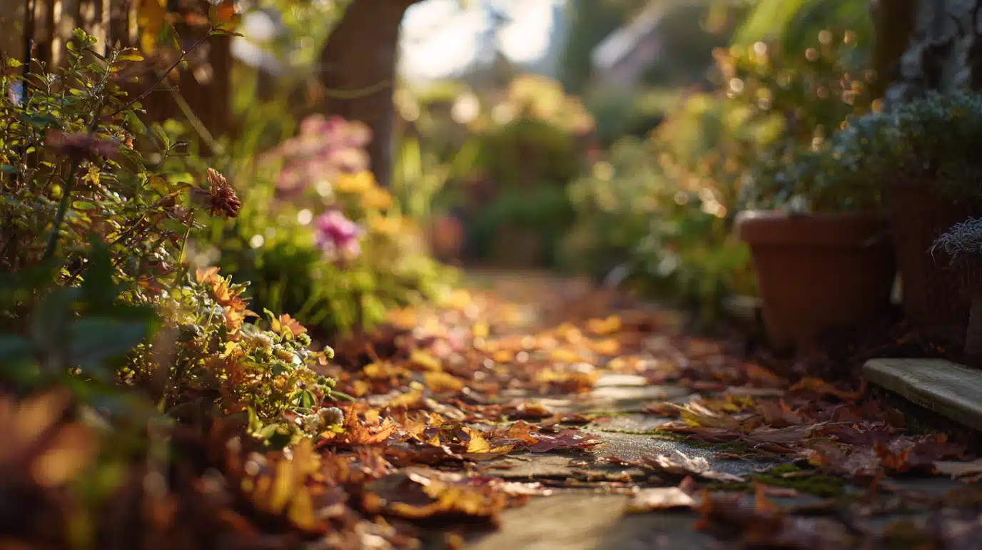 feuilles mortes jardin