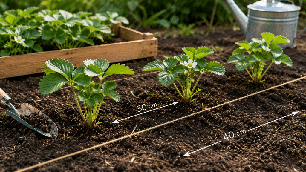 Espacements entre les plants