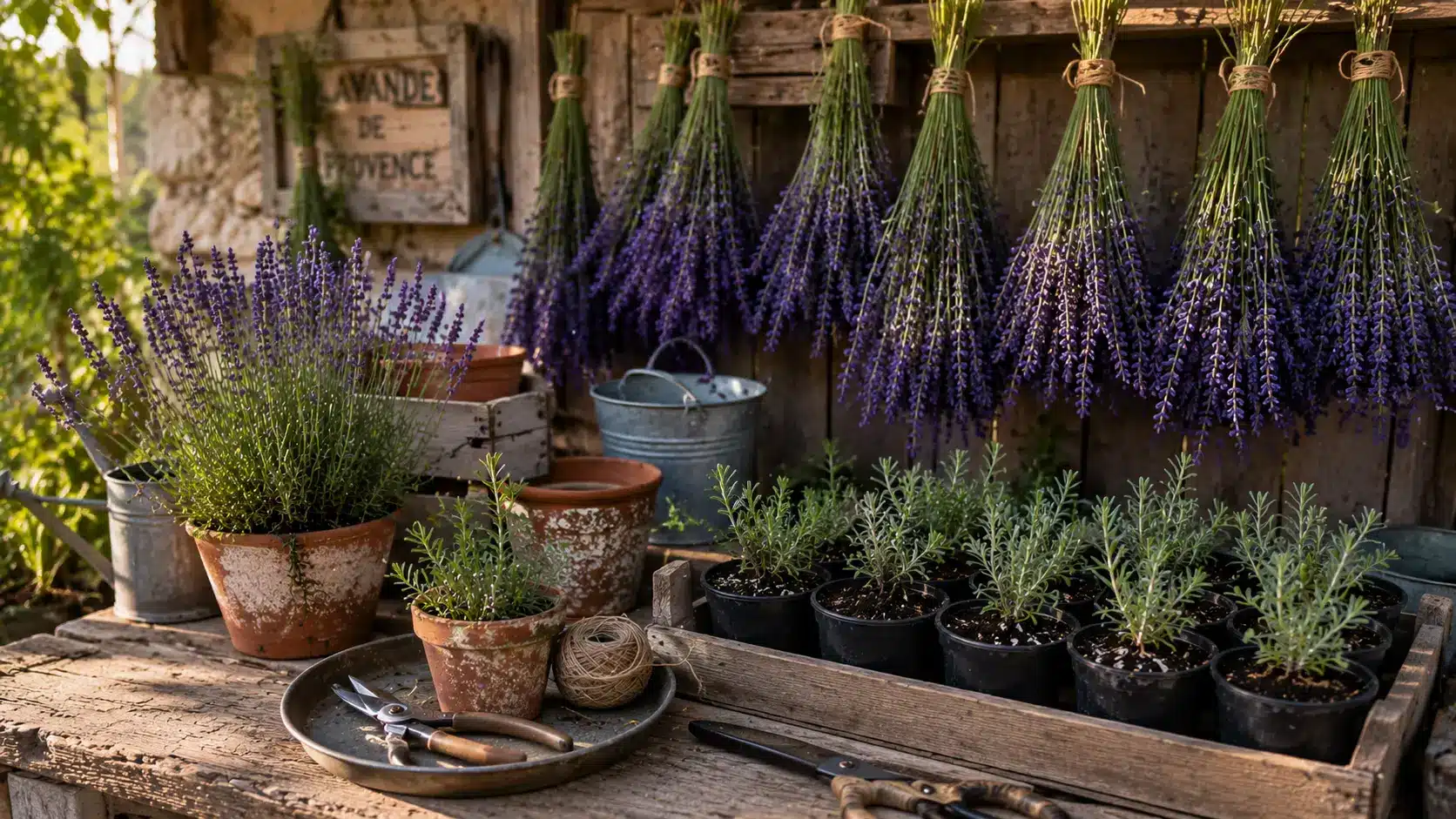 Bouturage et séchage de la lavande Bouturage et séchage de la lavande